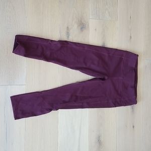 Lululemon maroon leggings